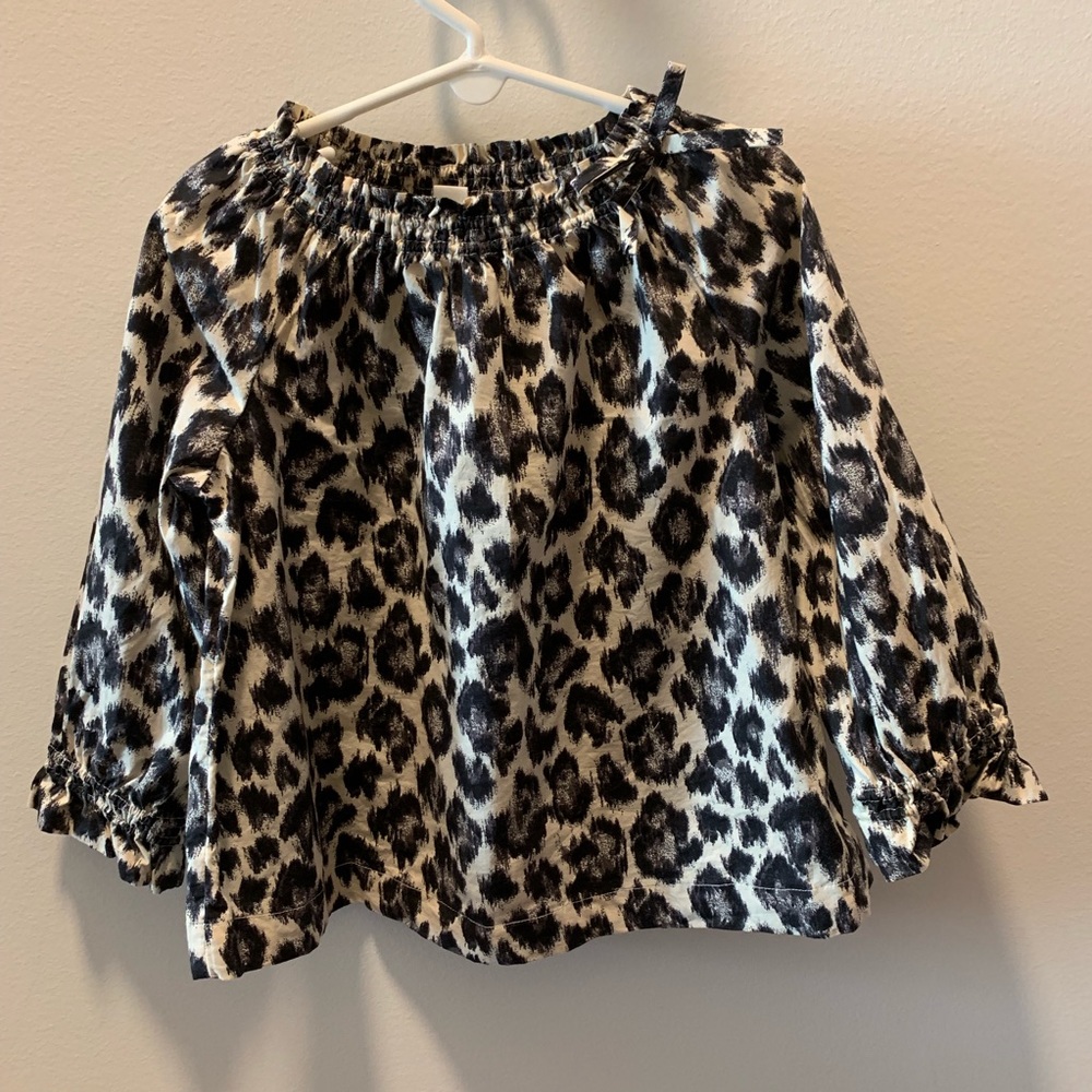 Jcrew Leopard Top